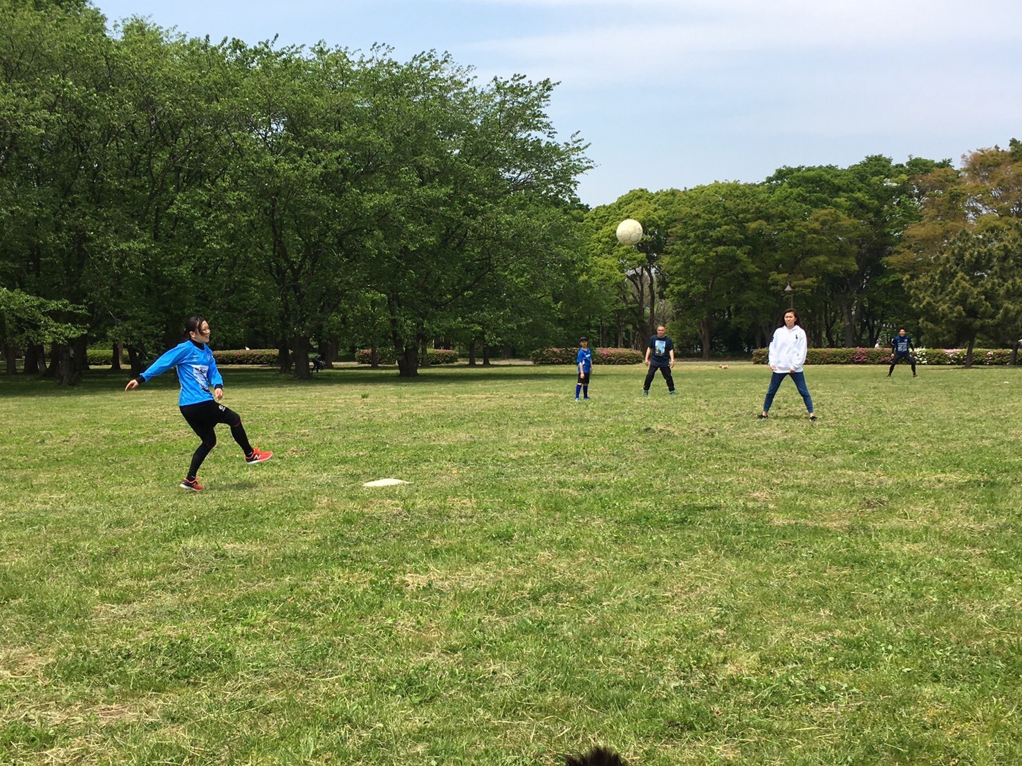 川島選手のキックはファール